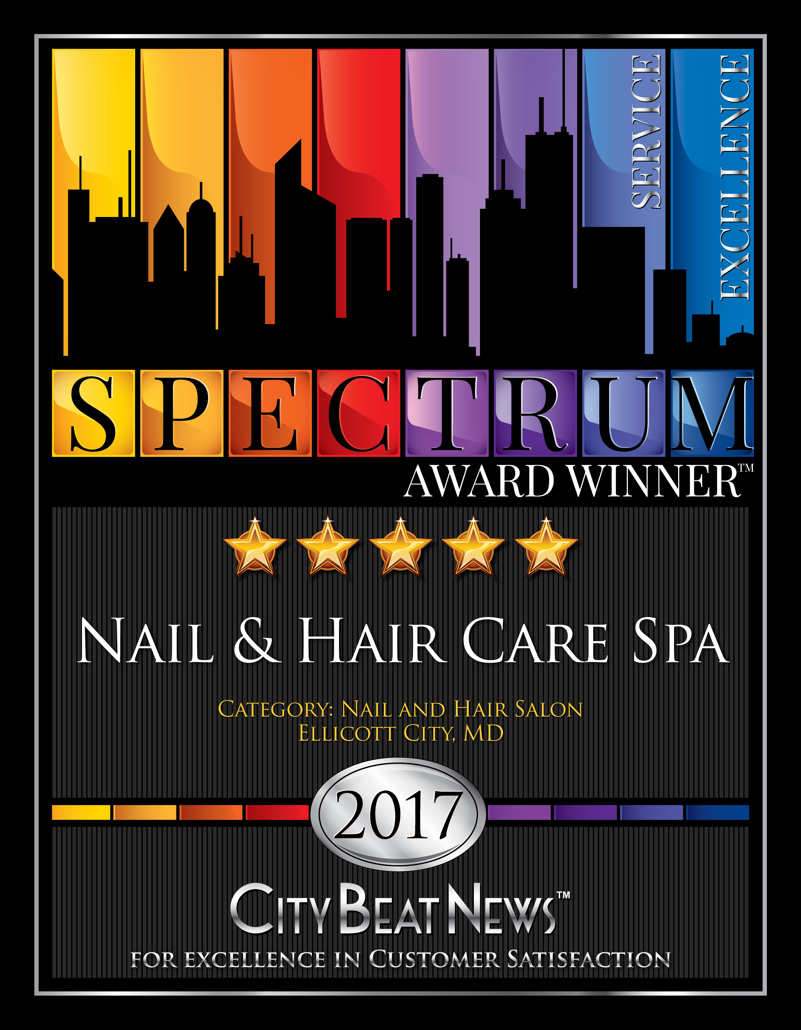 Nail & Hair Care Spa Spectrum Award