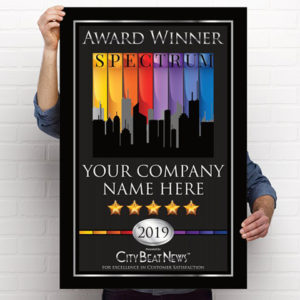 2019 City Beat News Spectrum Award Poster