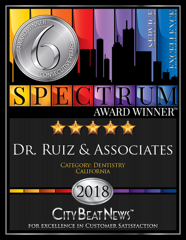 Dr. Ruiz & Associates 2018 City Beat News Spectrum Award Certificate